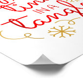 Poster Don't Get Your Tinsel In A Tangle Christmas Raglan (Coin)