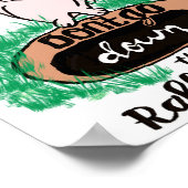 Poster Dont Go Down The Rabbit Hole Womens Red  (Coin)