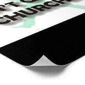 Poster Dont Go To Church  (Coin)