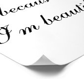 Poster Dont Hate Me Because Im Beautiful  (Coin)