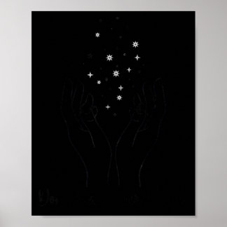 Poster Don't Hide Your Magic Motivational Quote Sitive Vi