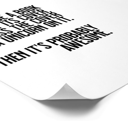 Poster Don't judge a book (Coin)