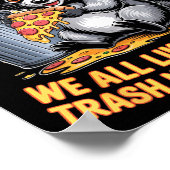 Poster Don't Judge Raccoon Lover Trashed Racoon Animal Ra (Coin)