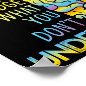 POSTER DONT JUDGE - SENSIBILISATION À LA SANTÉ MENTALE (Coin)