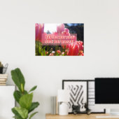 Poster Don't let your past steal your present (Bureau à domicile)