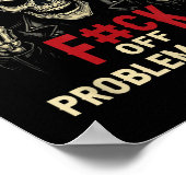 Poster Don't Like Me_ F#ck Off Problem-solved Funny Humor (Coin)