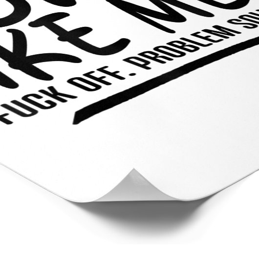 Poster Don't Like Me For Off Problem Solved, Funny Meme Q (Coin)