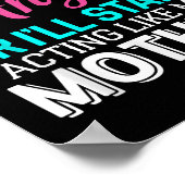 Poster Don't Make Me Angry Or I'll Start Acting Like My M (Coin)