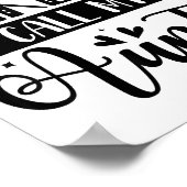 Poster Don't Make Me Call My Auntie Funny Auntie  (Coin)