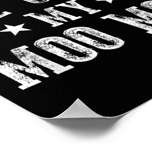 Poster Don't Make Me Call My Moo Moo Grandma Funny Granhi (Coin)