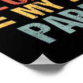 Poster Dont Make Me Call My Papa Funny Child Kid Fathers  (Coin)