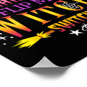 Poster Don't Make Me Flip My Witch Switch Halloween (Coin)