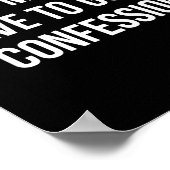 Poster Don't Make Me Have To Go To Confession -  (Coin)