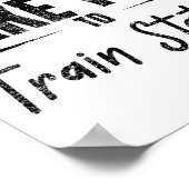 Poster Don't Make Me Take You To The Train Station Quote (Coin)