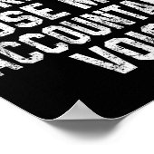 Poster Don't Make Me Use My Accountant Voice Funny Accoun (Coin)