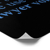 Poster Dont Make Me Use My Lawyer Voice Shirt Gift Lawyer (Coin)