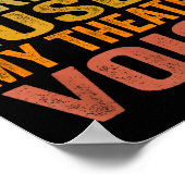 Poster Don't Make Me Use My Theatre Voice - Funny Musical (Coin)