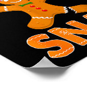 Poster Don't Make This Ginger Snap Funny Joke Cookie Bake (Coin)