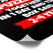 Poster Dont Mean To Brag, Put Puzzle Together 1day, Box S (Coin)