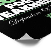 Poster Don't Mistake Aloha For Weakness (on Back)  (Coin)