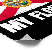 Poster Don't New York My Florida Florida Flag Retro Usa V (Coin)