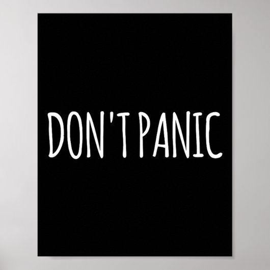 Poster Don't Panic  (Devant)