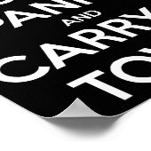 Poster Dont Panic And Carry A Towel  (Coin)