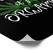 Poster Don't Panic It's Organic Funny Quotes Shirt  (Coin)