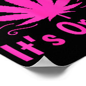 Poster Don't Panic It's Organic Marijuan Weed T Leaf Ston (Coin)