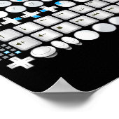 Poster Don't Push My Buttons Gamer Gaming Funny Game  (Coin)