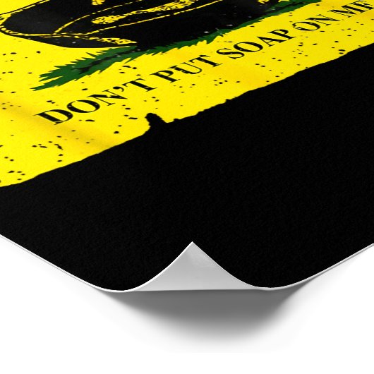 Poster Don't Put Soap On Me  (Coin)