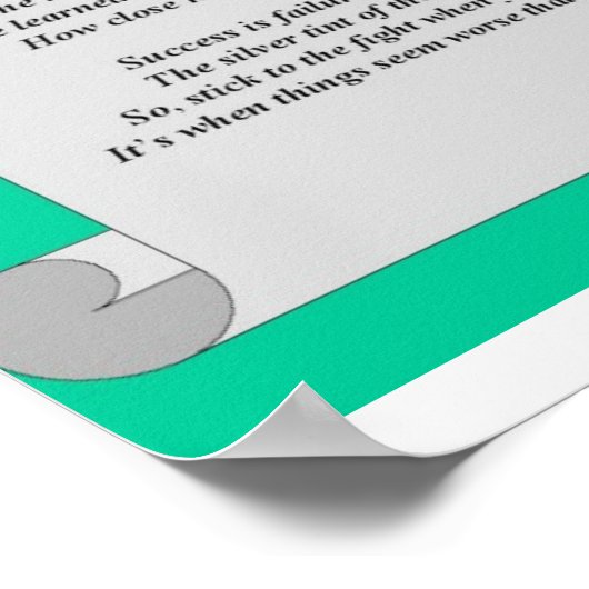 Poster Don't Quit (Coin)