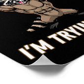 Poster Dont Spot1 I Tryingto Die Bodybuilding  (Coin)