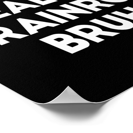 Poster Don't Steal My Brainrot Bruh Funny Internet Memes (Coin)