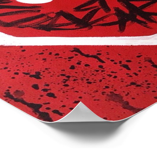 Poster "DON'T STOP" print (Coin)