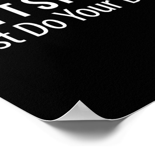 Poster Don't Stress - Just Do Your -  (Coin)