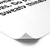 Poster Dont Sweat The Petty Things Do Pet The Sweaty  (Coin)