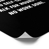 Poster Don't Talk To Me - Funny Distracted Add Shirt  (Coin)