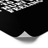 Poster Don't Talk To Me I'll Hurt Your Feelings Funny Say (Coin)