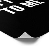 Poster Don't Talk To Me Shirt Funny Shirt  (Coin)