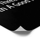 Poster Don't Threaten Me With A Good Time -  (Coin)