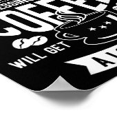 Poster Don't Touch My Morning Coffee Funny Caffeine Quote (Coin)