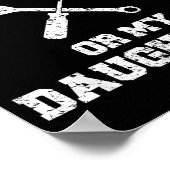 Poster Don't Touch My Tools Or My Daughter Shirt Father's (Coin)