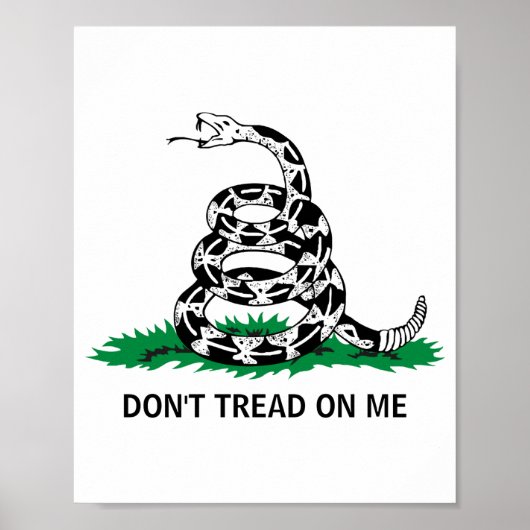 Poster Dont Tread On Me  (Devant)