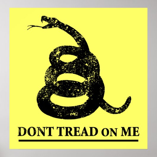 Poster Don't Tread on Me (Devant)