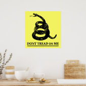 Poster Don't Tread on Me (Cuisine)