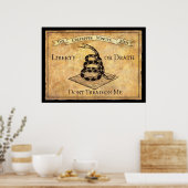 Poster Don't Tread on Me (Cuisine)