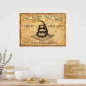 Poster Don't Tread on Me (Cuisine)