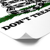 Poster Don't Tread On Me 2nd Amendment Patriotic New Nove (Coin)