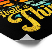 Poster Don't Worry About A Thing Jamaican Rasta Reggae Fu (Coin)